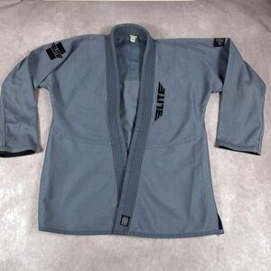 Elite Sports BJJ Gi Kimono Jacket Technical Fightwear Size A1 Blue Martial Arts